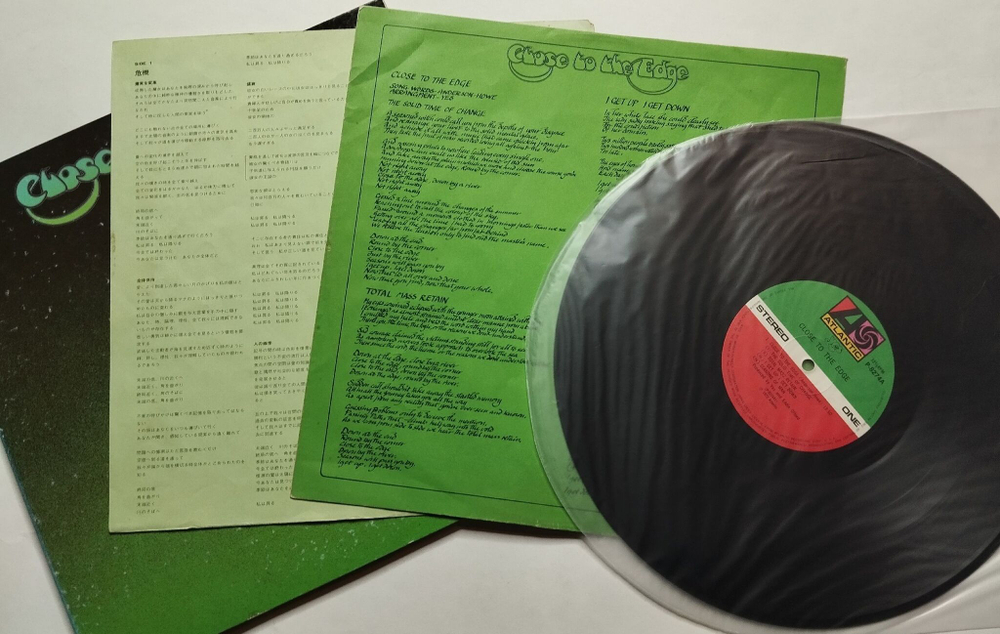 Винтажная виниловая пластинка LP Yes Close To The Edge (Japan 1972) (Obi)