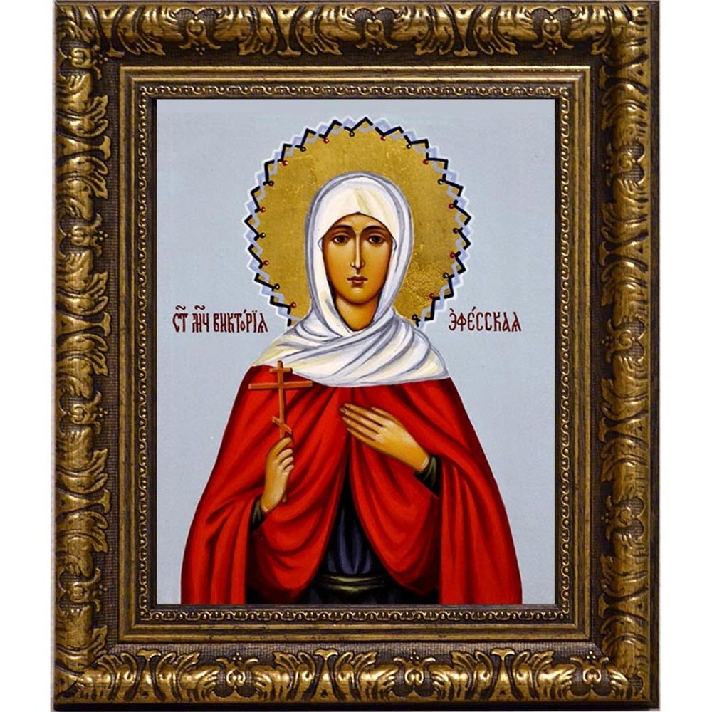 Виктория Эфесская  Святая мученица. Икона на холсте.