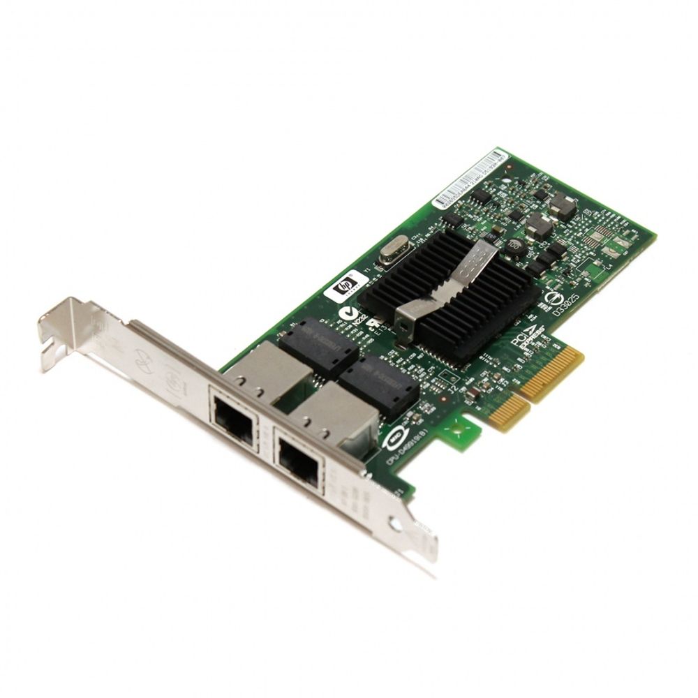 Сетевая карта HP NC360T PCI Express Dual Port Gigabit Server Adapter Pro/1000 PT i82571EB 2x1Гбит/сек 2xRJ45 LP PCI-E4x HSTNS-BN16