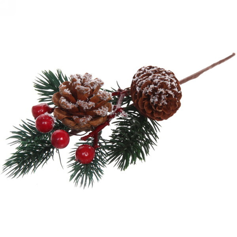 Ветка хвойная «Лесной вальс» 23 см