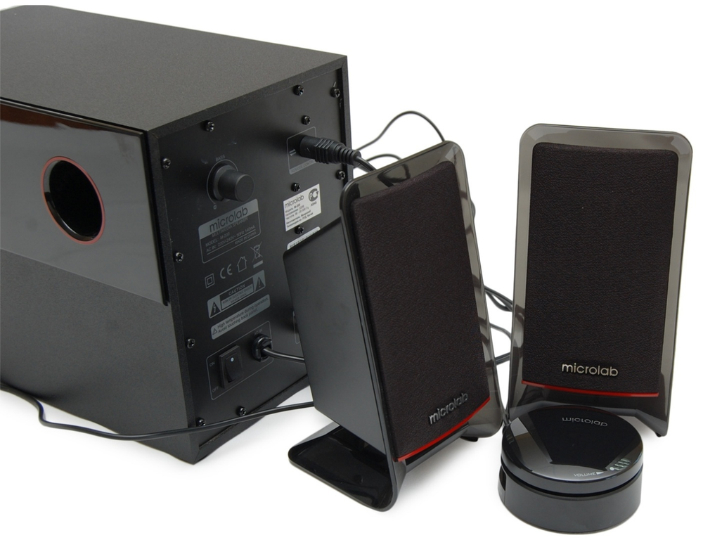 Компьютерные колонки Microlab M-200 черный