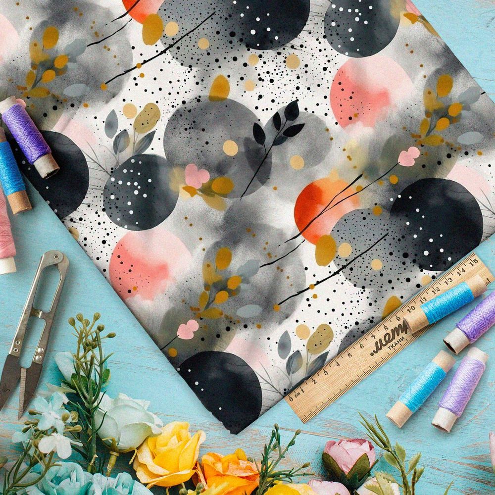 Ткань Барби туманные огни