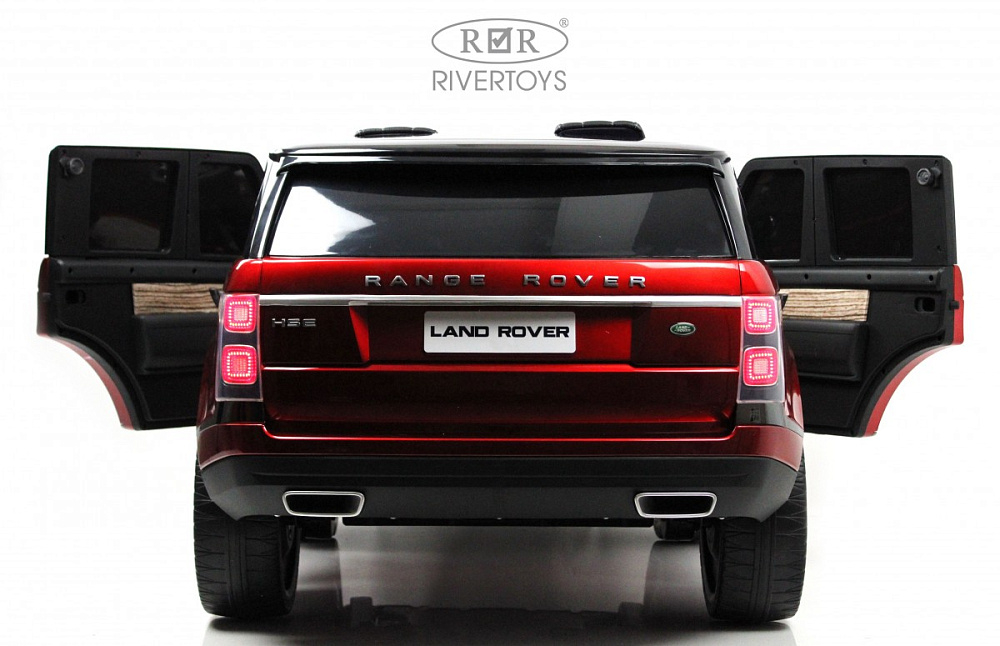 Детский электромобиль RiverToys Range Rover HSE 4WD Y222YY красный глянец