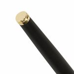 Ручка подарочная перьевая BRAUBERG "Brioso", СИНЯЯ, корпус черный с золотистыми деталями, 143467