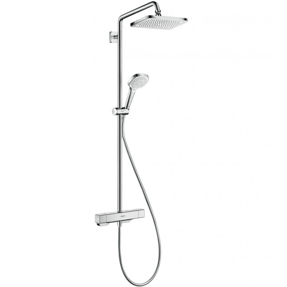 Душевая система Hansgrohe Croma E Showerpipe 27630000 с термостатом хром