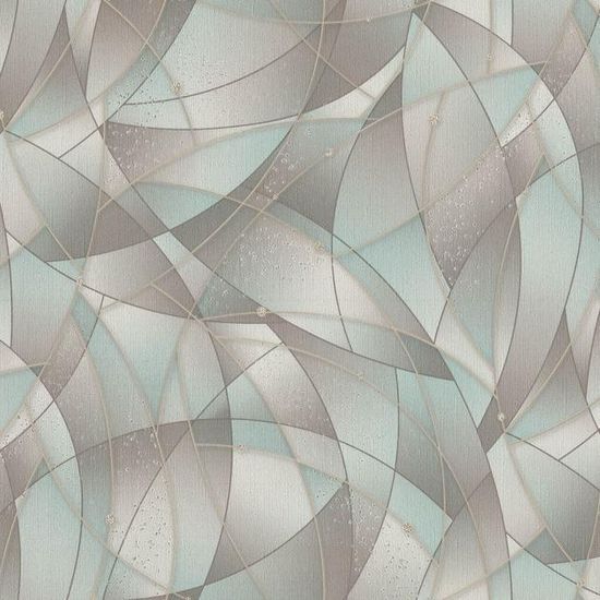 Обои гор.тисн, флиз осн Парус кофе-бирюза 1,06х10 м 4260-3