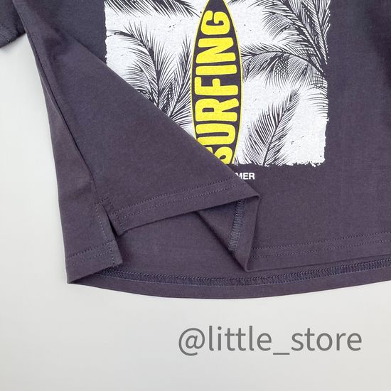 Футболка хлопковая "Сафари" угольный серый