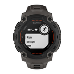 Спортивные часы Garmin Instinct E, 40 мм, силиконовый ремешок угольного цвета Чёрный безель. Ремешок с классической застёжкой — на запястье обхватом 107–179 мм