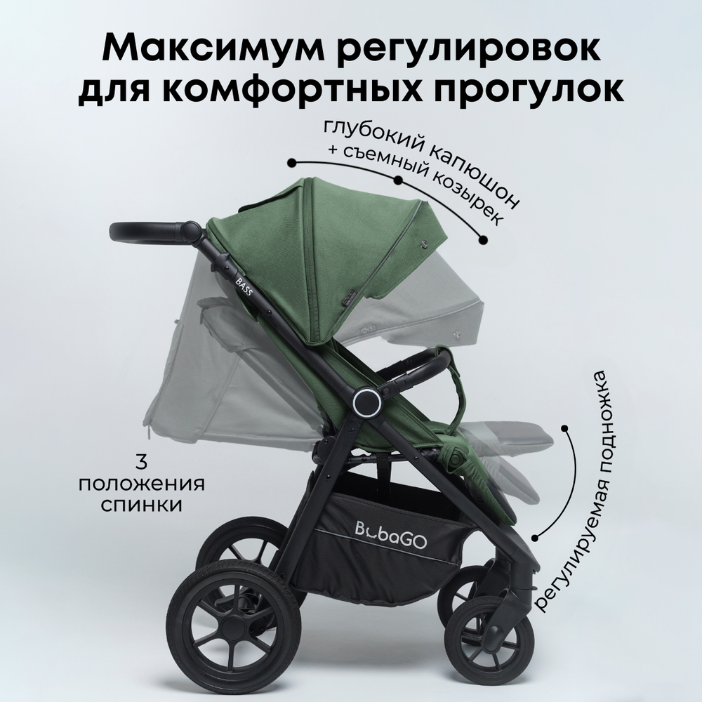 Прогулочная коляска BubaGO Bass