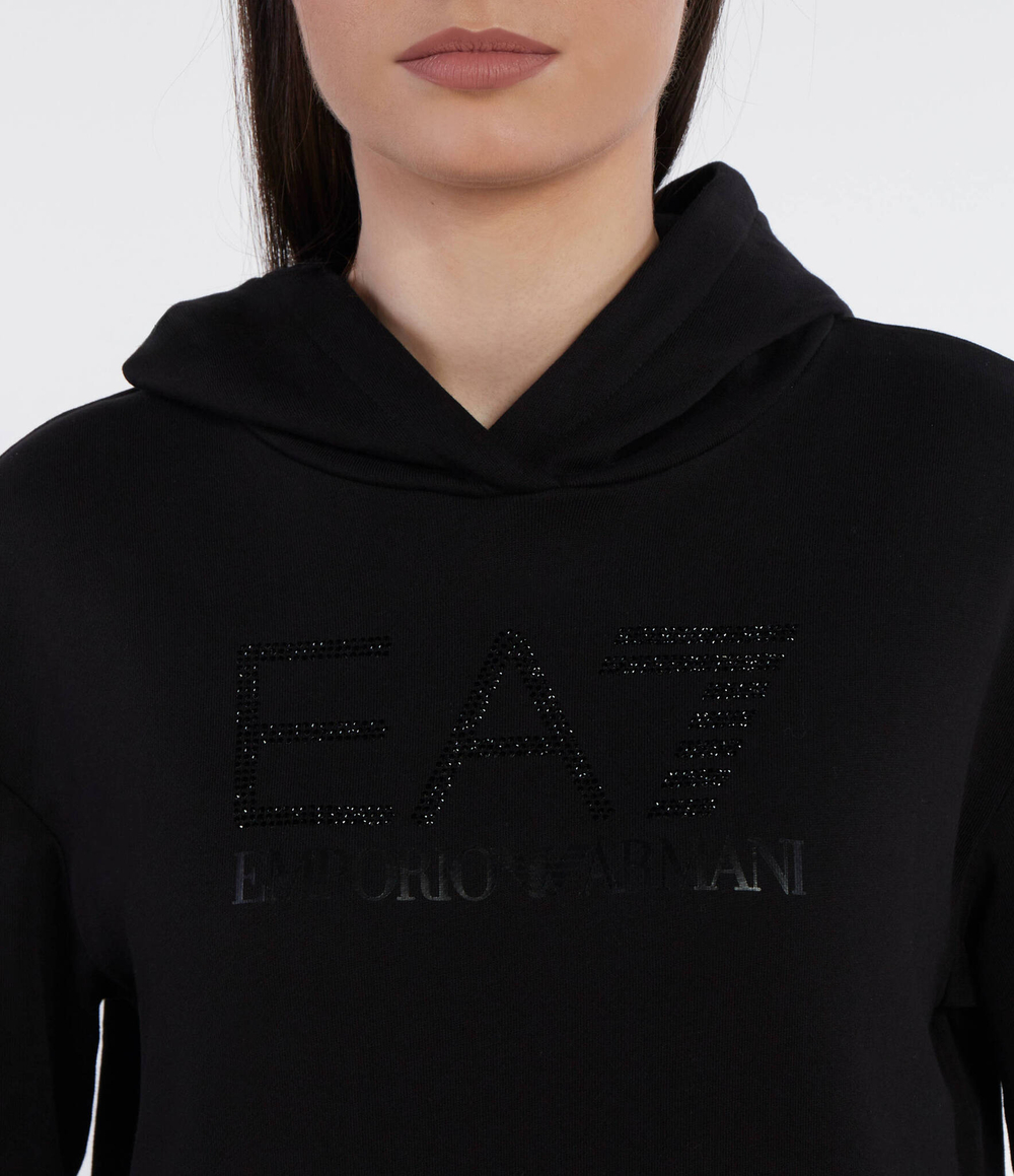 Худи EA7 - черный(3DTM23 TJSYZ)