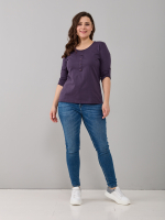 Лонгслив ЛНк-005/баклажан