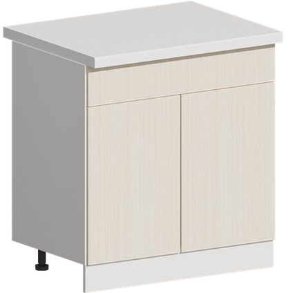 Кухня Модуль ШН1Я 800 Графит / Дуб крафт