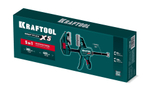KRAFTOOL KRAFTFLEX X5 300, 300 х 66 мм, многофункциональная струбцина для направляющих шин (32555-300)