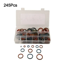 OZ-CUCR-100/245 шт. Ассортимент уплотнительных прокладок из силиконовой резины, наборы колец круглого сечения