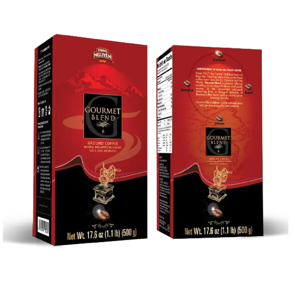 Вьетнамский молотый кофе Гурмэ Бленд (Trung Nguyen, Gourmet Blend), 500 г