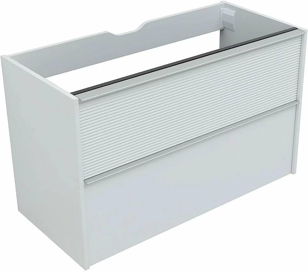 Тумба с раковиной Aquanet Вита 330474 100 белый матовый