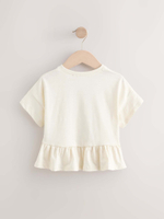 Футболка для девочки Next E51-285, Молочный