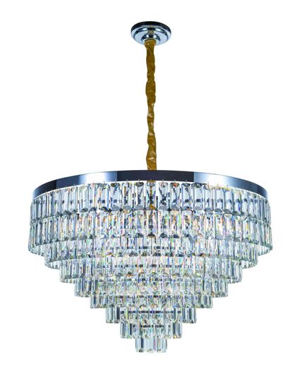 2752R/18A CHROME+CLEAR (1) Люстра (в 2-х коробках) NW