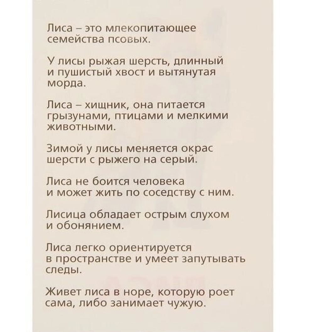 Обучающие карточки по методике Г. Домана "Дикие животные" 1716777