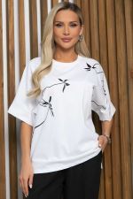 Блуза Ампир (белая) Б13166-20М LT Collection