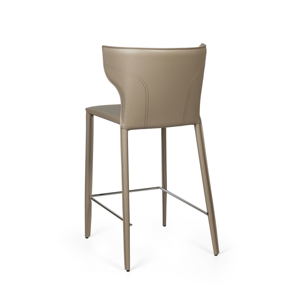 Стул полубарный Austin, кожа нуга