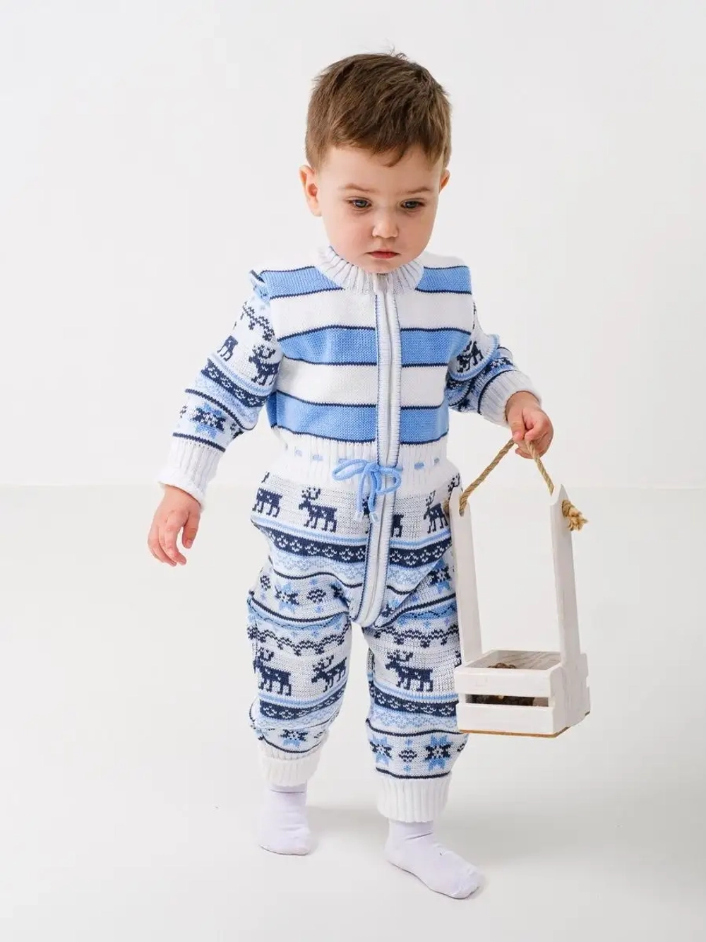 Комбинезон вязаный