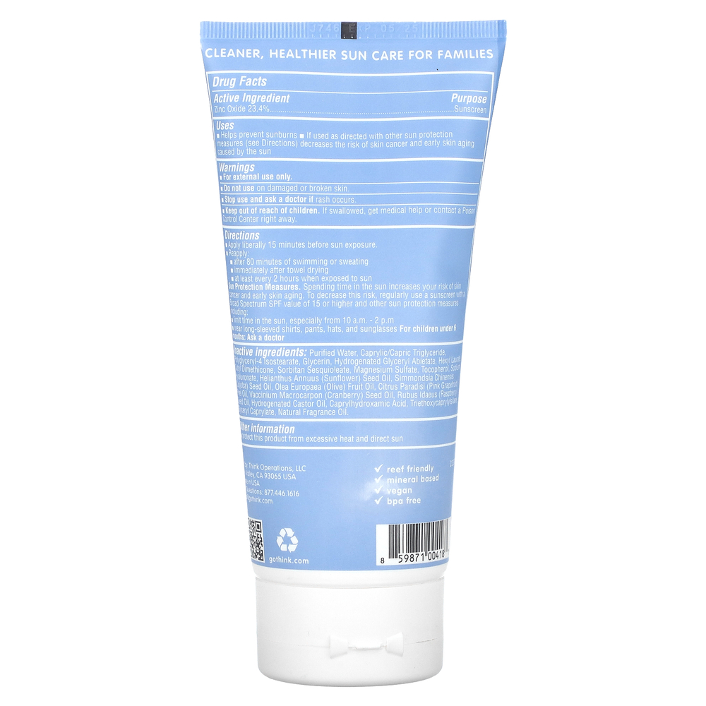 think, Thinksport, солнцезащитное средство, SPF 50+, 177 мл (6 жидк. унций)