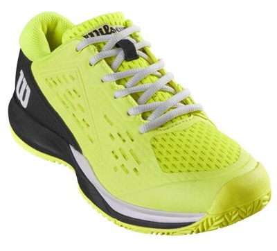 детские Кроссовки теннисные Wilson Rush Pro Ace JR - safety yellow/black/white