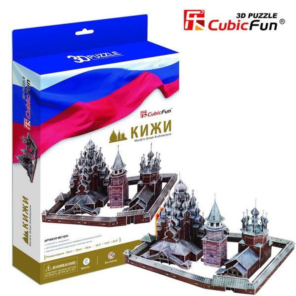 Купить Кижи 3D пазл.