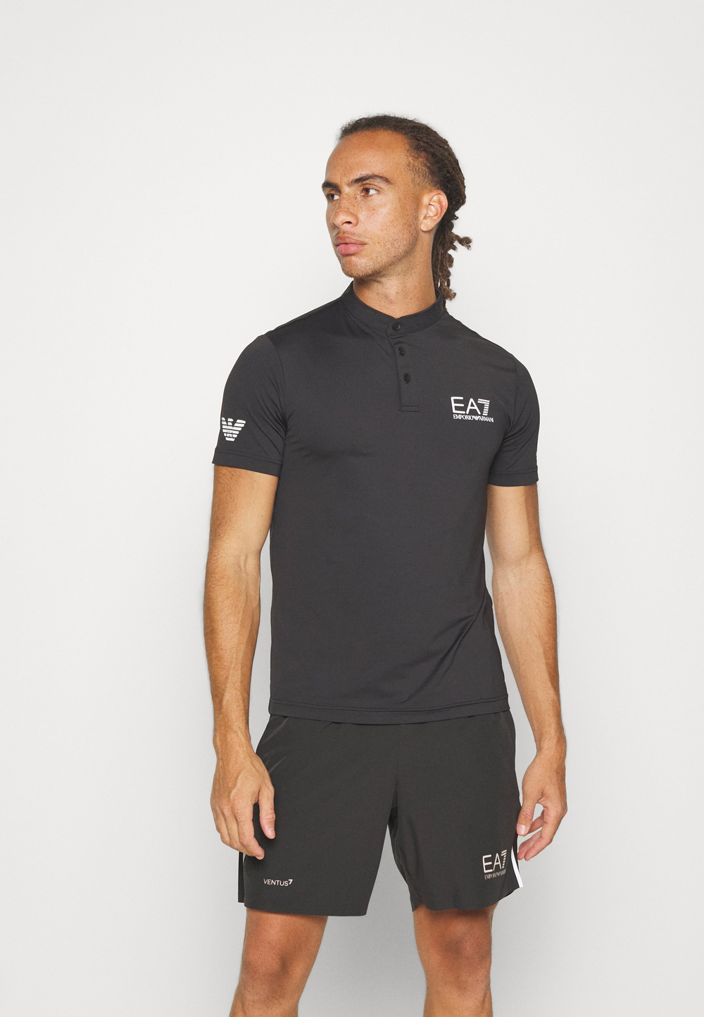 EA7 Emporio Armani Футболка-поло - Чёрный