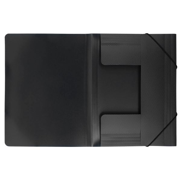 Папка на резинке A4 600 мкм 35 мм, эффект 3D, 5 шт, черный EC210400001, Expert Complete черный EC210400001
