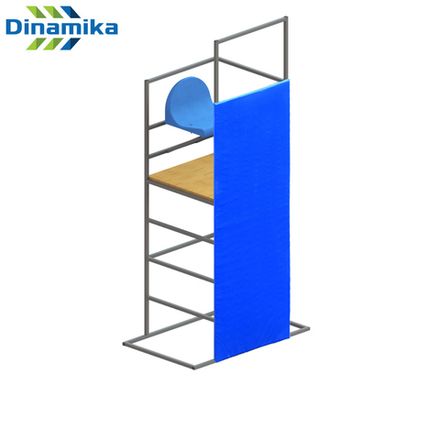 Протектор из тента для вышки судейской сидя-стоя ДСП 16 мм 2000х700х28 мм