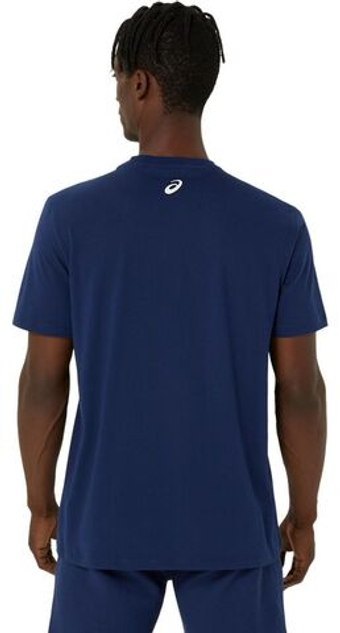 Мужская теннисная футболка Asics Logo Short Sleeve T-Shirt - небесный
