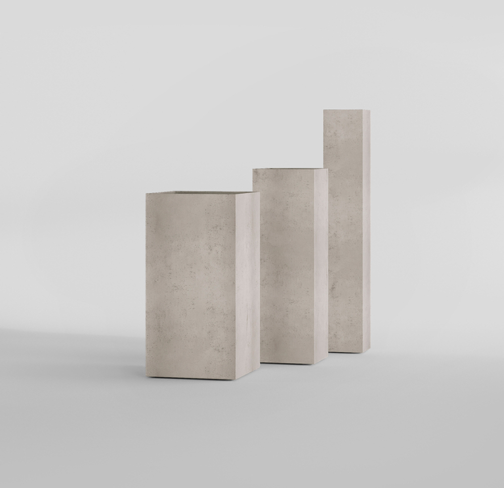 Кашпо, коллекция Concrete, форма COLONNA