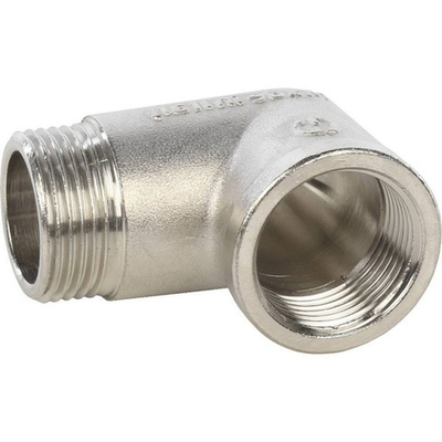 Угольник STOUT никелированный 3/4" ВР/НР