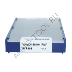 Пластина твердосплавная ISO VNMG160404-PMA ACP20B AHNO по стали, получистовая