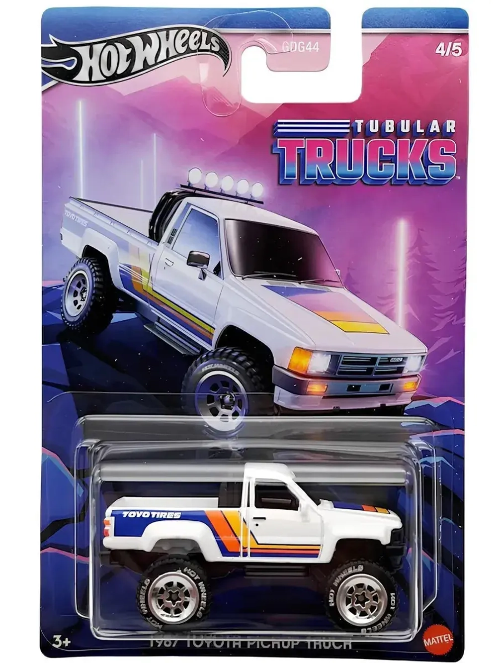 Машинка Хот Вилс Tubular Trucks 1987 Toyota GDG44 HRR98