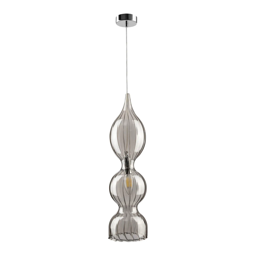 Светильник подвесной Crystal Lux IRIS SP1 B SMOKE