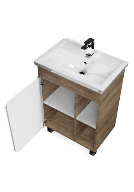 Тумба 1Marka Nuvo 70H 1д. Дуб Сонома