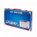 KING TONY (4534MR06) Набор торцевых головок с принадлежностями 1/2", 6-гранные, 8-32 мм, 33 предмета