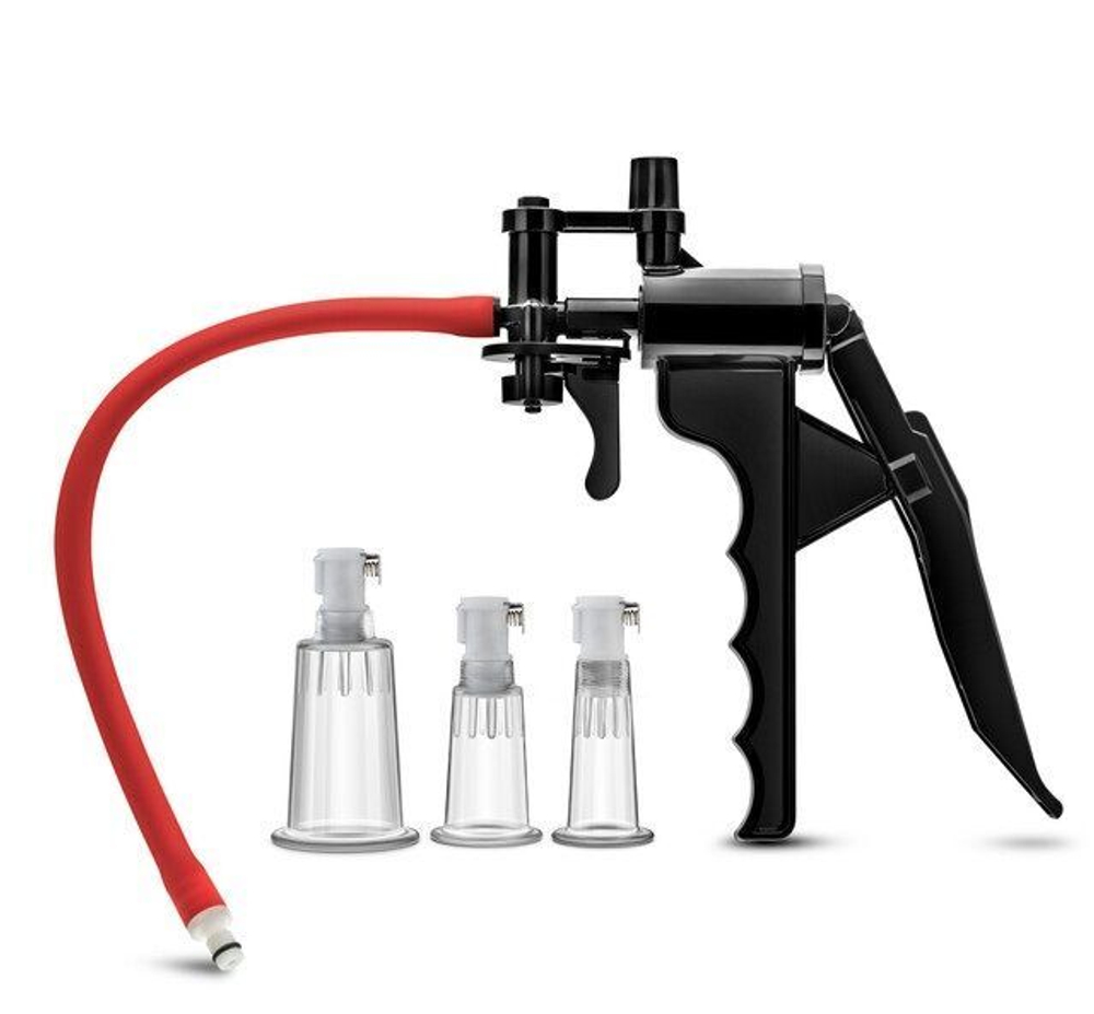 Набор помп для клитора и сосков Clitoris Pleasure and Enhancement System (Цвет: прозрачный)