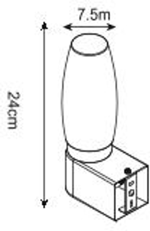 Настенный светильник Arte Lamp AQUA-BASTONE A1209AP-1AB
