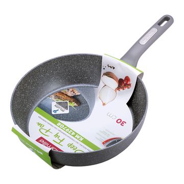 Сотейник 30 см. из литого алюминия Kamille KM-4297GR с мраморным покрытием