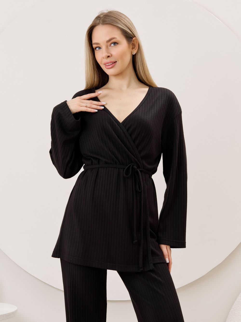 Кардиган-кимоно Эвила-1 Виотекс ЧЁРНЫЙ