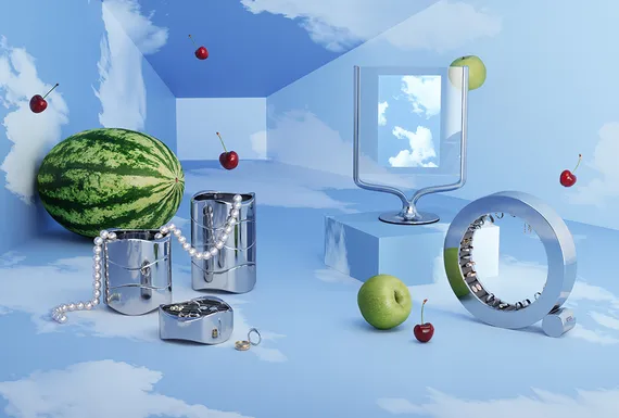 Органайзер для украшений ferris, D19 см, хром