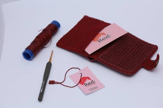 Pul qabı \ Кошелек \ Handbags Unisex tünd qırmızı