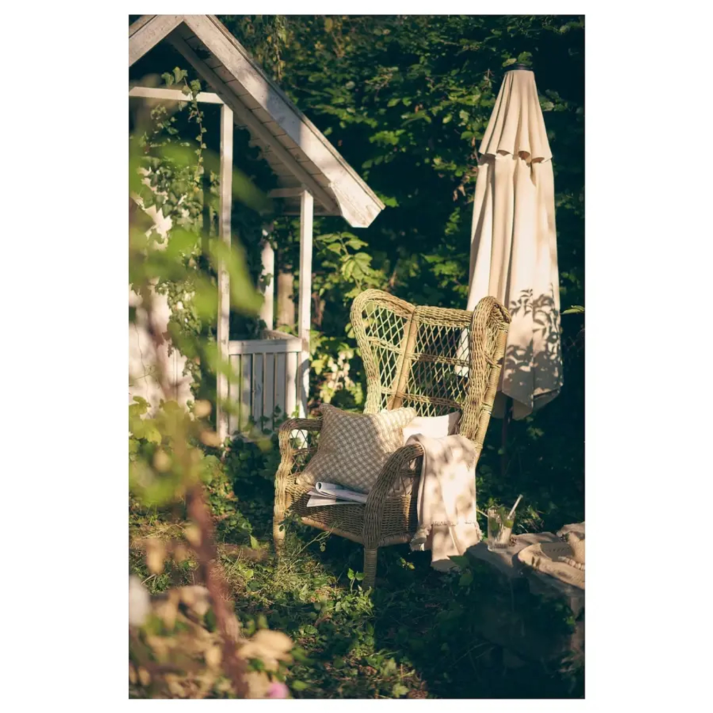 Садовое кресло - IKEA RISHOLMEN, 80x67x68см, светло-коричневый, РИСХОЛЬМЕН ИКЕА