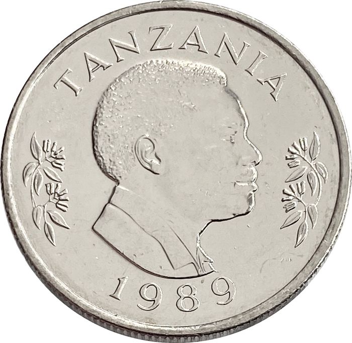 50 центов 1989 Танзания UNC