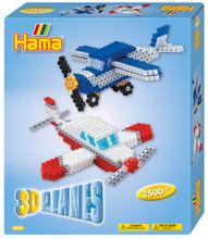 Hama Набор термомозаики Midi 2500 шт + 3D Самолеты (3242)