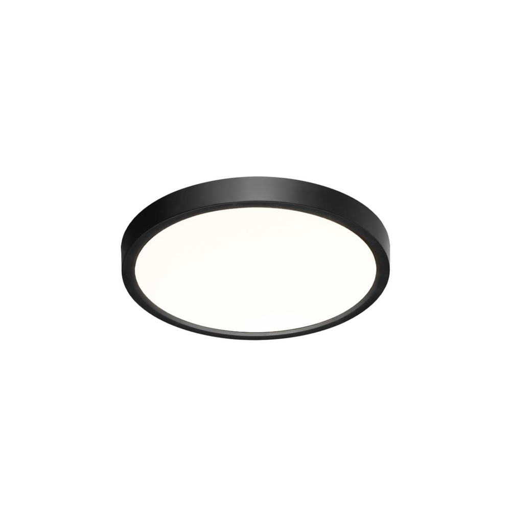 7660/18L MITRA LED SN 554 Светильник пластик/белый/черный LED 18Вт 3000/4000K D230 IP40 ALFA BLACK